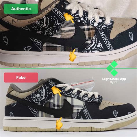 nike sb travis scott real vs fake|travis scott dunks real.